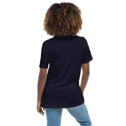 Reality Court | F*CK | Women's Relaxed T-Shirt -Noiré Store womens relaxed t shirt navy back 680a4b1b32e15